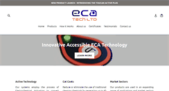 Desktop Screenshot of ecatechnology.com