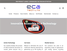 Tablet Screenshot of ecatechnology.com